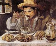 Annibale Carracci The Beaneater painting